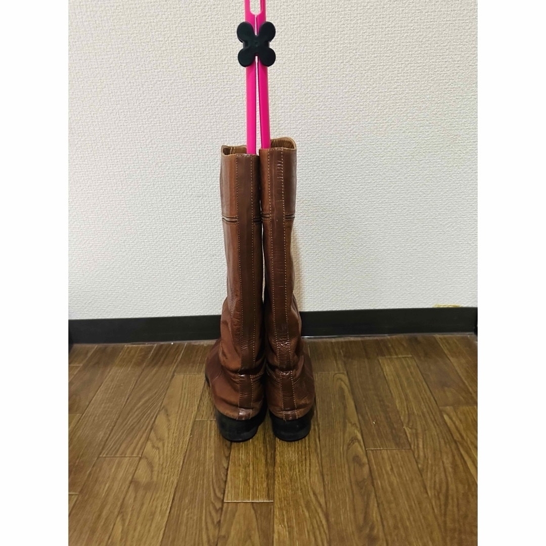 TSUMORI CHISATO(ツモリチサト)のツモリチサト　ブーツ　24cm 本革　ブラウン レディースの靴/シューズ(ブーツ)の商品写真