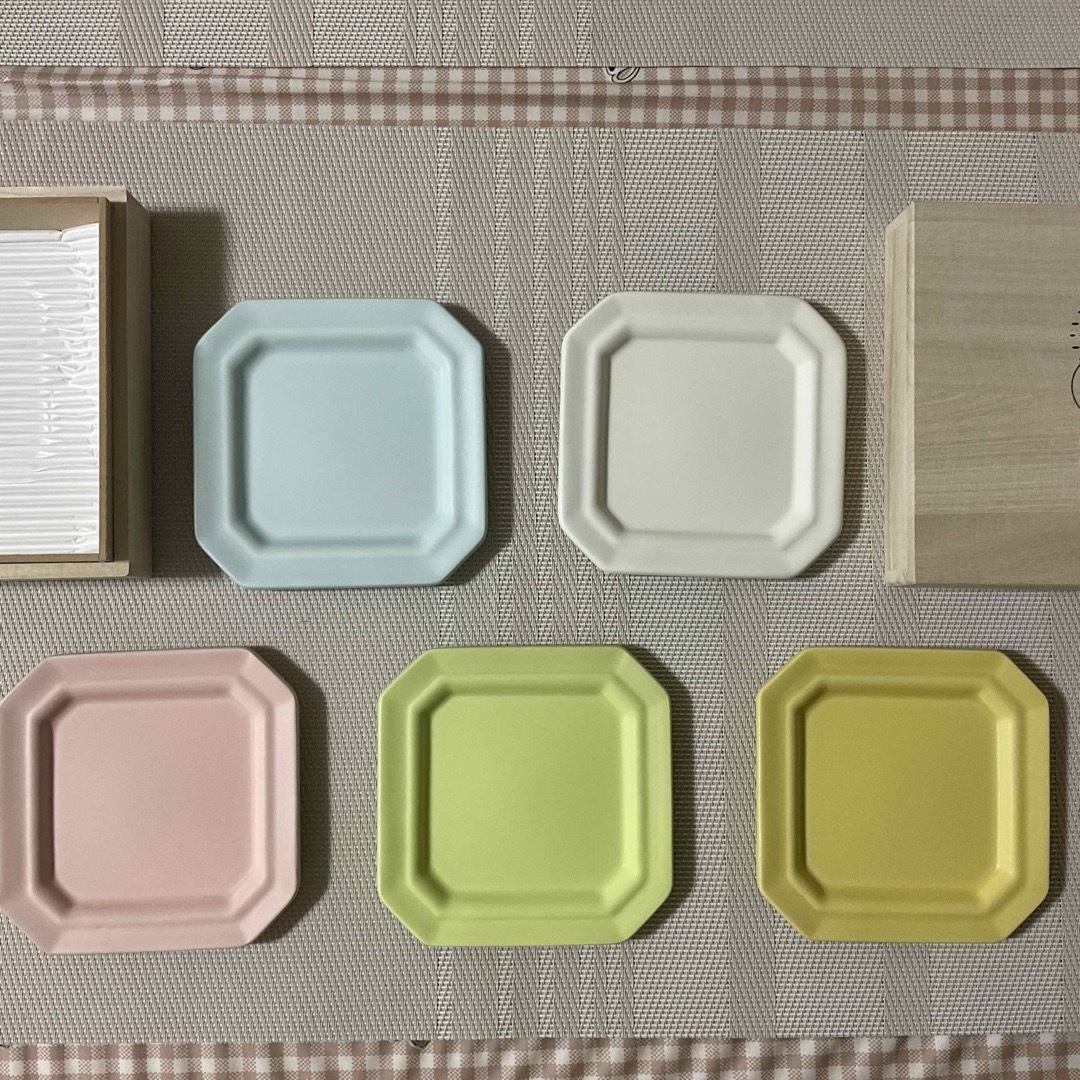 【未使用】SAKUZAN SARA　小皿５枚セット インテリア/住まい/日用品のキッチン/食器(食器)の商品写真