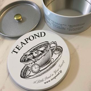 ルピシア(LUPICIA)のTEAPOND 紅茶缶 茶葉保管ケース ティーポンド(ノベルティグッズ)