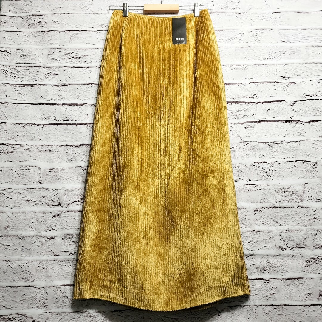 BEAMS(ビームス)の【未使用品タグ付き】ビームス Demi-Luxe ベロアリブ タイトスカート レディースのスカート(ロングスカート)の商品写真