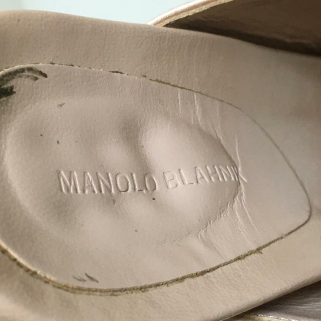 MANOLO BLAHNIK(マノロブラニク)のマノロブラニク サンダル 37 レディース レディースの靴/シューズ(サンダル)の商品写真