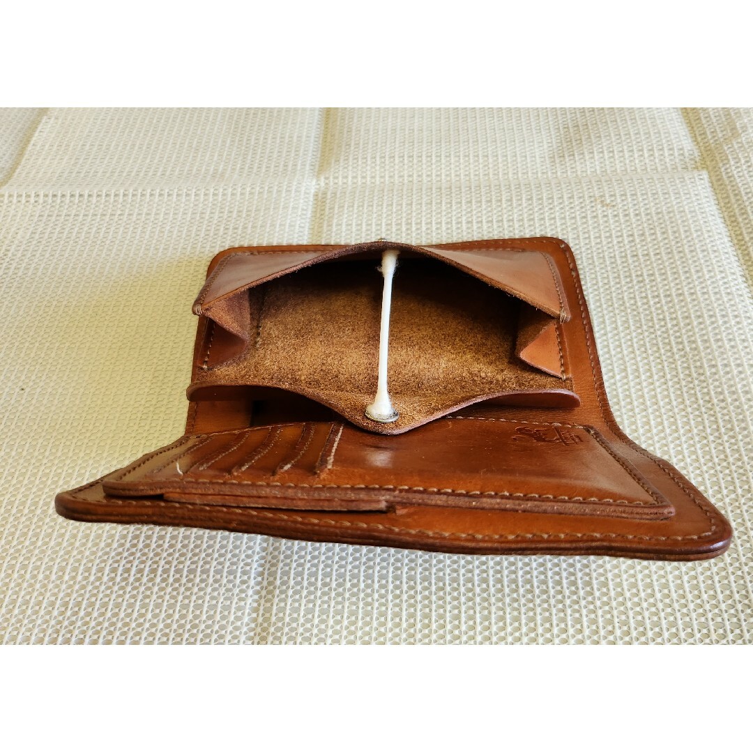ALZUNI パイソンレザー ライダースウォレット ミドルウォレット 二つ折財布 メンズのファッション小物(折り財布)の商品写真