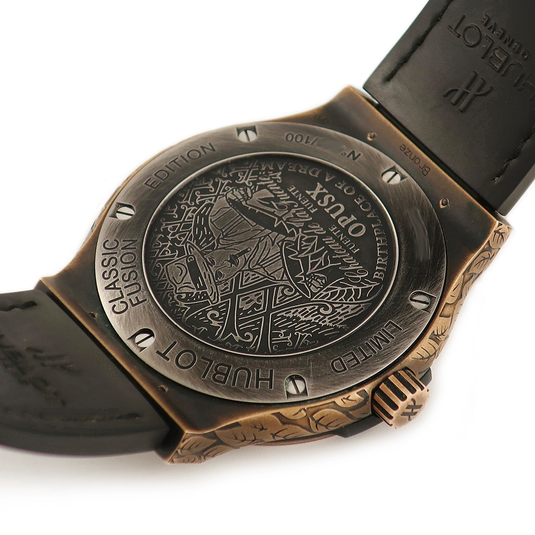 HUBLOT(ウブロ)のウブロ  クラシックフュージョン ブロンズ FUENTE 511.BZ. メンズの時計(腕時計(アナログ))の商品写真