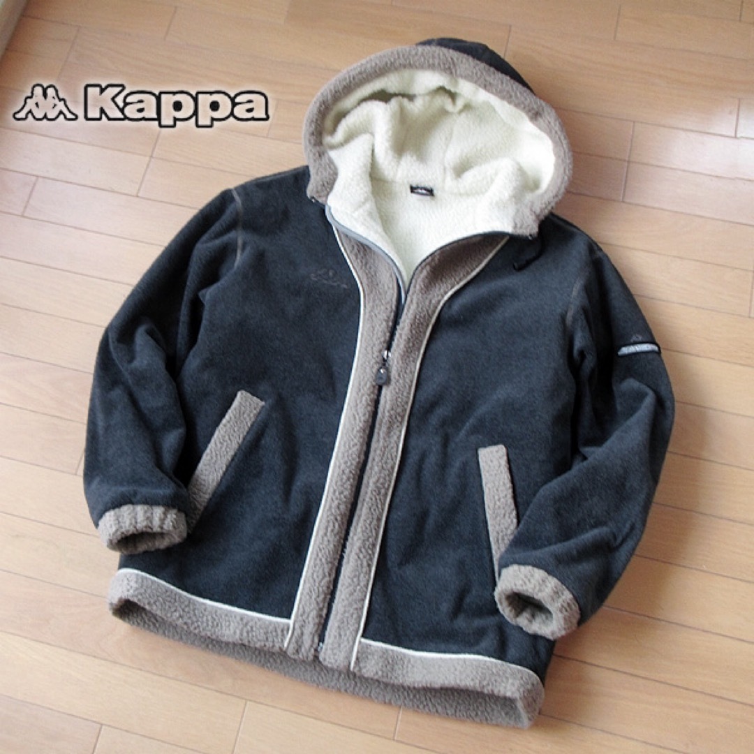 Kappa(カッパ)の美品 L カッパ kappa ボアジャケット/コート グレー メンズのジャケット/アウター(その他)の商品写真