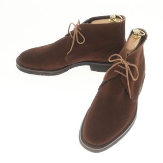 クロケットアンドジョーンズ(Crockett&Jones)の【中古】クロケットアンドジョーンズ CROCKETT&JONES CHUKKA スエード チャッカブーツ ブラウン【サイズ7E】【メンズ】(ブーツ)