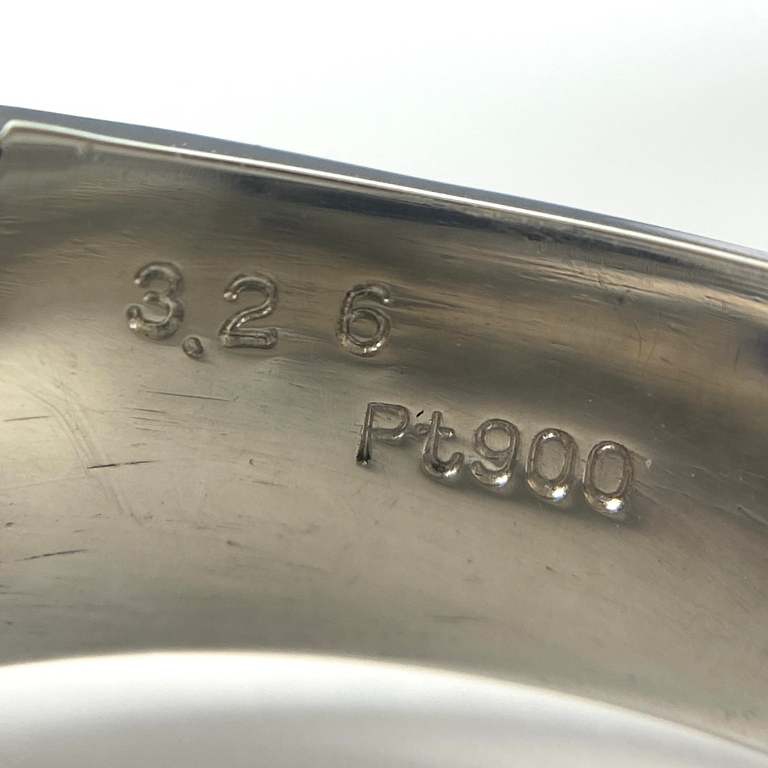 サファイア デザインリング 10.5号 Pt900 【中古】 レディースのアクセサリー(リング(指輪))の商品写真