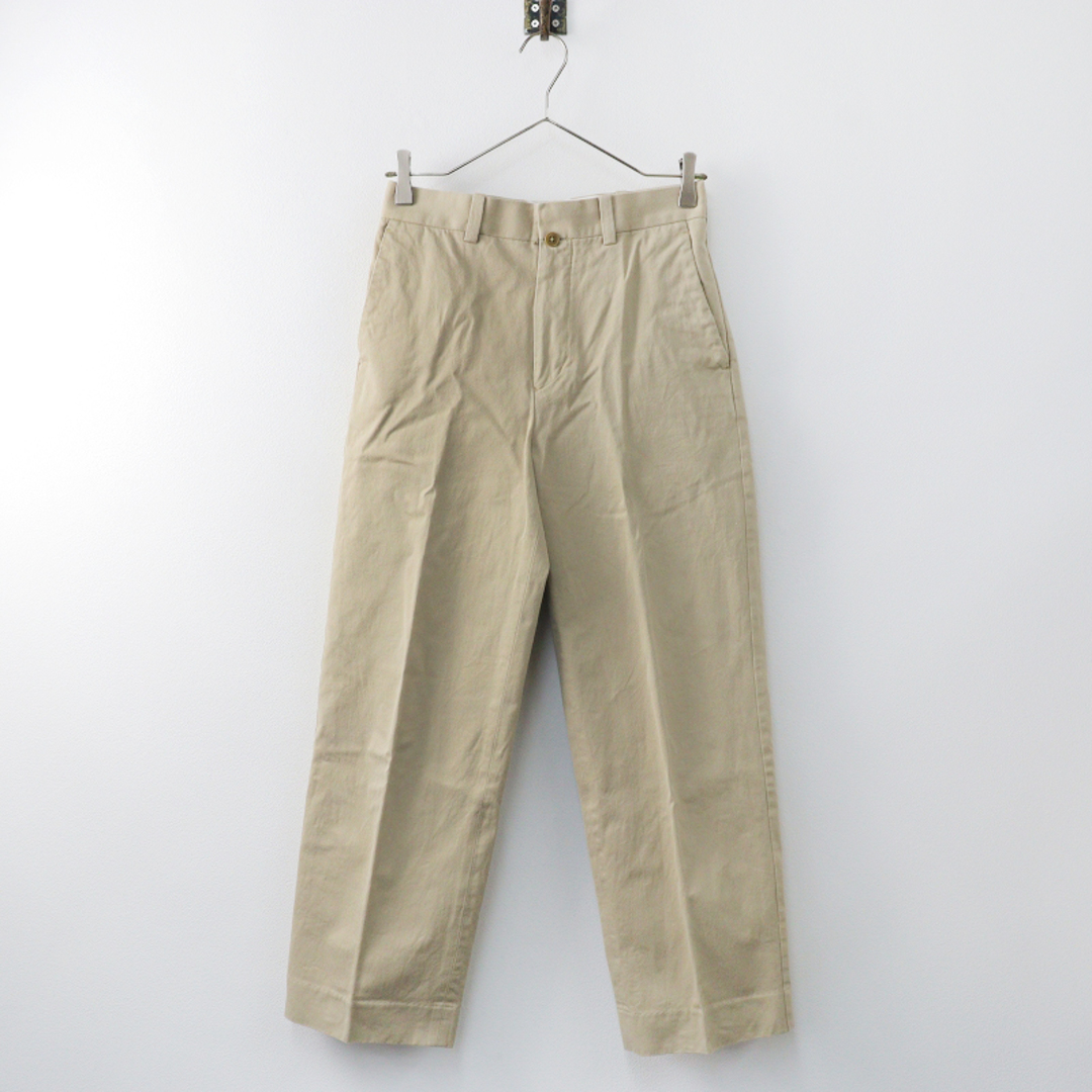 YAECA(ヤエカ)のヤエカ YAECA 62652 CHINO CLOTH PANTS CREASED SLIM チノクロスパンツ クリースドスリム 28/ベージュ ボトムス 【240001385405】 レディースのパンツ(チノパン)の商品写真