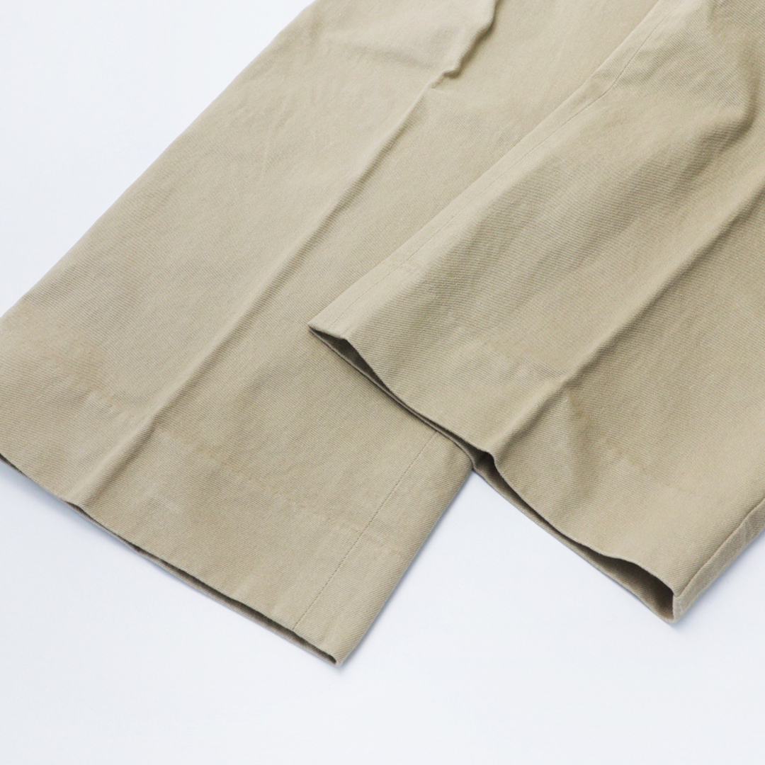 YAECA(ヤエカ)のヤエカ YAECA 62652 CHINO CLOTH PANTS CREASED SLIM チノクロスパンツ クリースドスリム 28/ベージュ ボトムス 【240001385405】 レディースのパンツ(チノパン)の商品写真