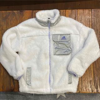 アディダス(adidas)のadidas ファーリーフリースジャケット　160(ジャケット/上着)