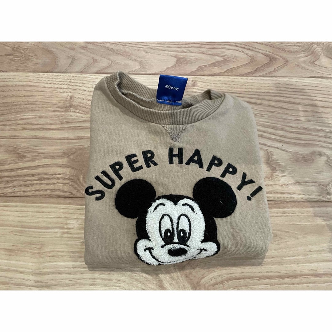 Disney(ディズニー)のミッキー　半袖Tシャツ90 キッズ/ベビー/マタニティのキッズ服女の子用(90cm~)(Tシャツ/カットソー)の商品写真