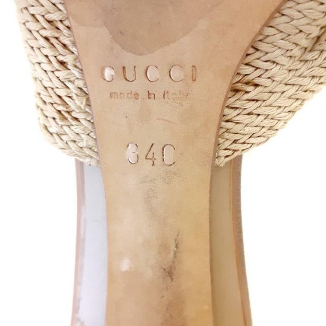 Gucci(グッチ)のGUCCI(グッチ) サンダル 34 C - レザー レディースの靴/シューズ(サンダル)の商品写真