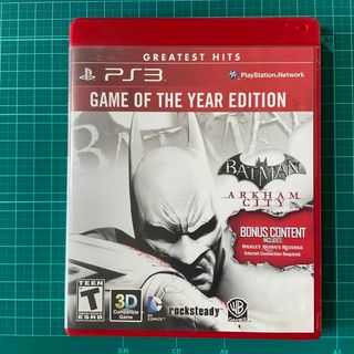 プレイステーション3(PlayStation3)の【使用品】【PS3】BATMAN ARKHAM CITY(家庭用ゲームソフト)