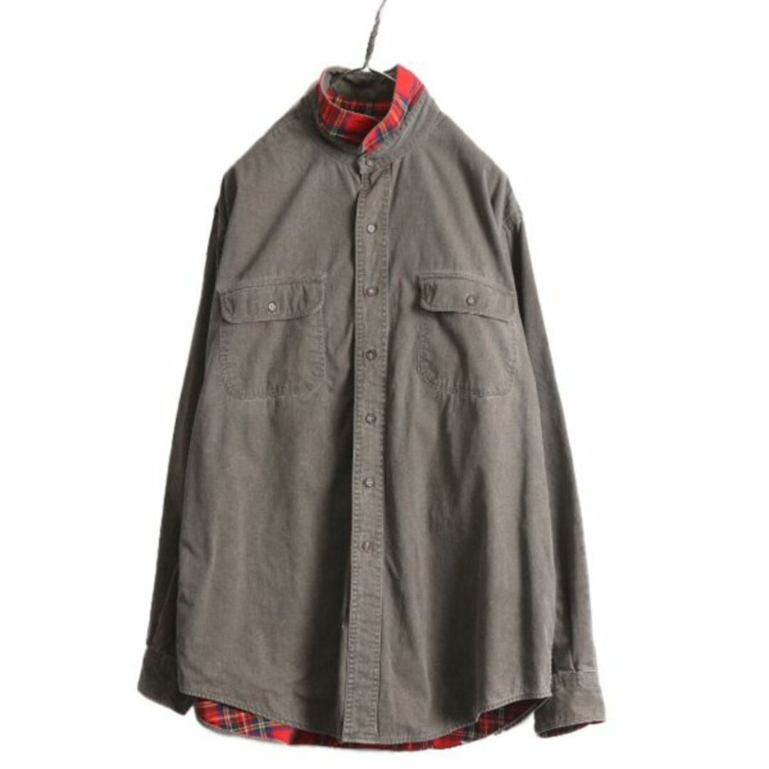 激安ブランド 80s - L.L.Bean USA製 長袖 ダック コットン エルエルビーン 男性用