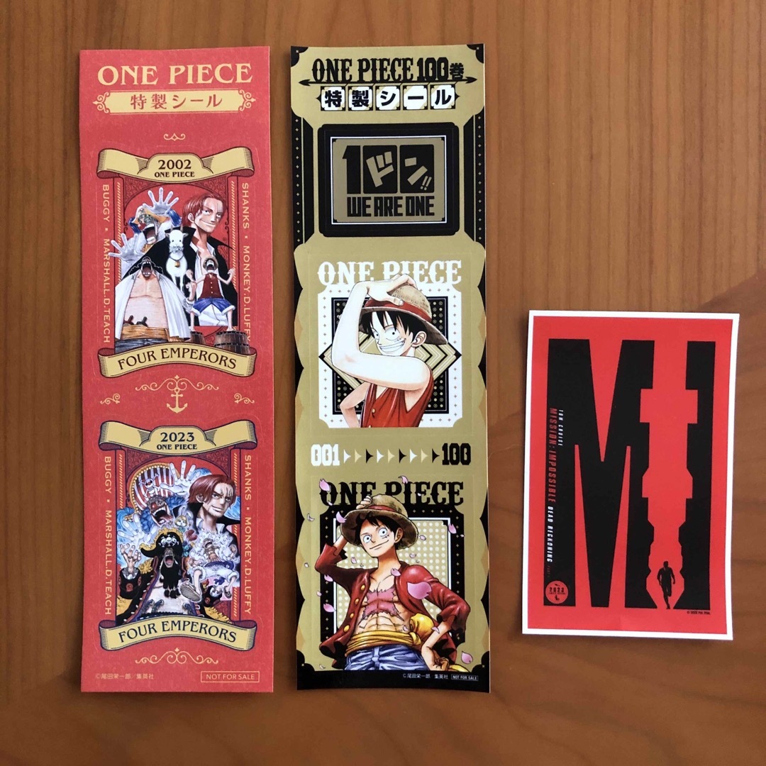 ONE PIECE 特製シール　MISSION:IMPOSSIBLE ステッカー エンタメ/ホビーのコレクション(ノベルティグッズ)の商品写真