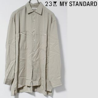 ニジュウサンク(23区)の新品 23区 MY STANDARD リヨセルツイルシャツ Lサイズ(シャツ)