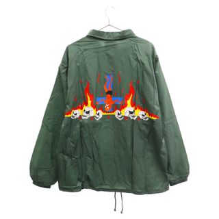 ワコマリア(WACKO MARIA)のWACKO MARIA ワコマリア 24SS NECKFACE / COACH JACKET ネックフェイス コーチジャケット グリーン(フライトジャケット)