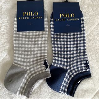 ポロラルフローレン(POLO RALPH LAUREN)の【新品】POLO ラルフローレン メンズ靴下 2足セット(ソックス)