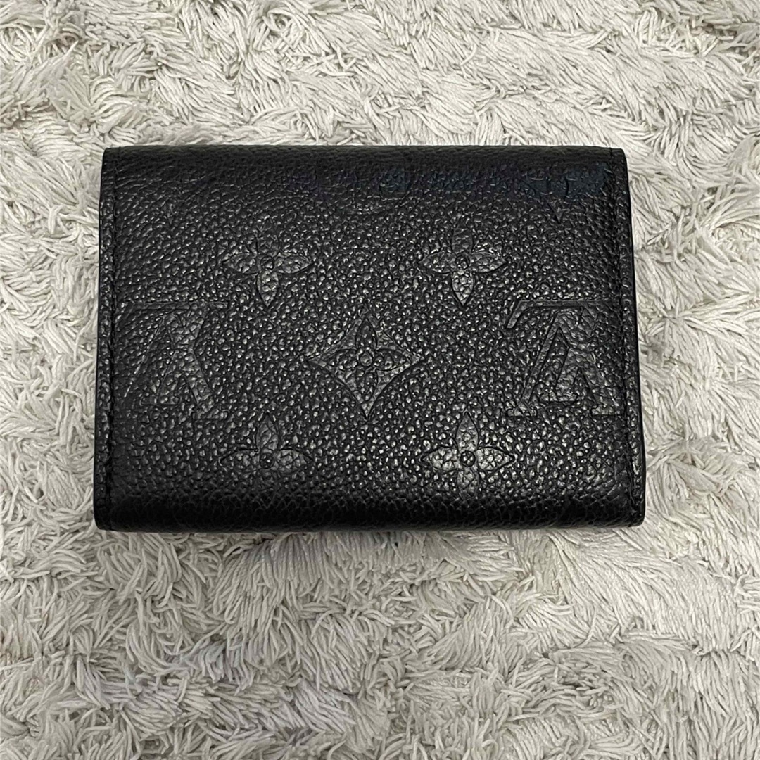 LOUIS VUITTON(ルイヴィトン)のヴィトン　ポルトモネ　ロザリ　　コンパクトウォレット　ノワール　アンプラント レディースのファッション小物(財布)の商品写真