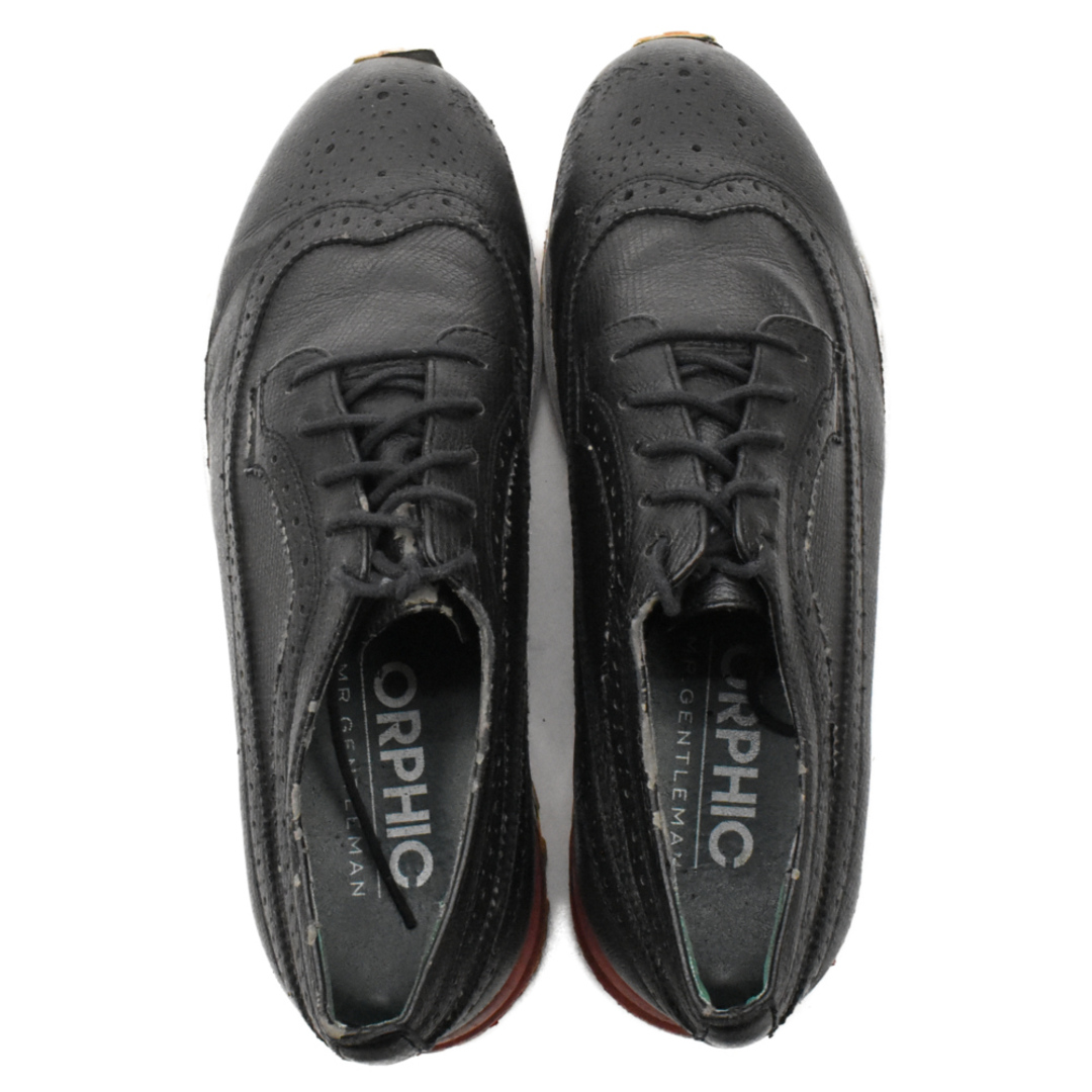 ORPHIC オルフィック HELLION ヘリオン ウィングチップ ローカットスニーカー ブラック US10/28cm メンズの靴/シューズ(スニーカー)の商品写真