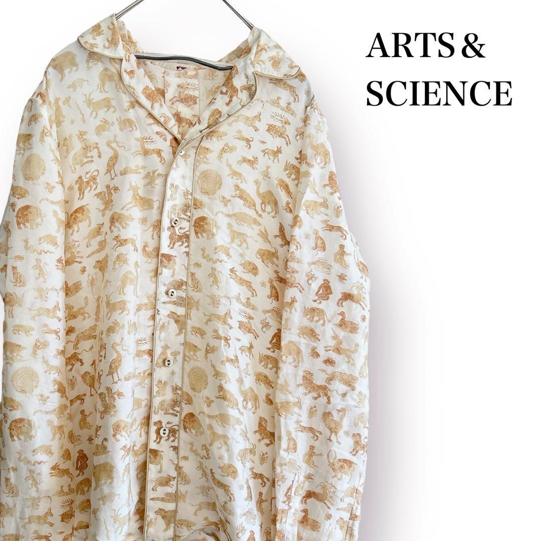 ARTS&SCIENCE - 【美品】ARTS＆SCIENCE 長袖ブラウス シャツ シルク100