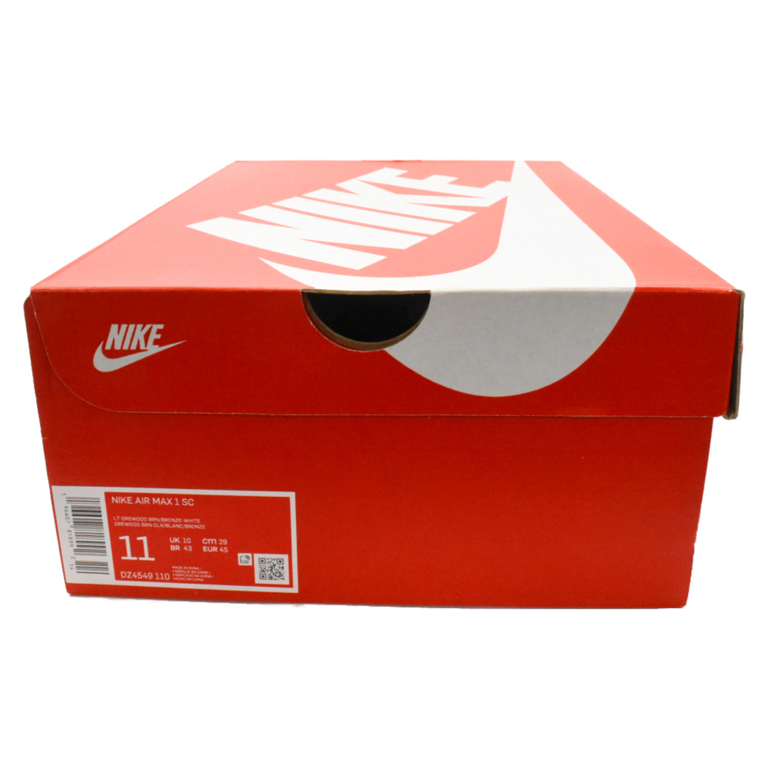 NIKE(ナイキ)のNIKE ナイキ AIR MAX 1 SC LT OREWOOD DZ4549-110 エアマックス1 ローカットスニーカー ホワイト/ブラウン US11/29cm メンズの靴/シューズ(スニーカー)の商品写真