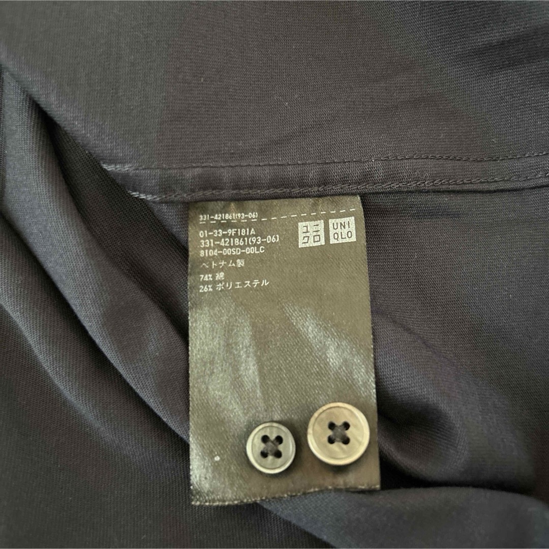 UNIQLO(ユニクロ)のUNIQLO イージーケアジャージーシャツ サイズS メンズのトップス(シャツ)の商品写真