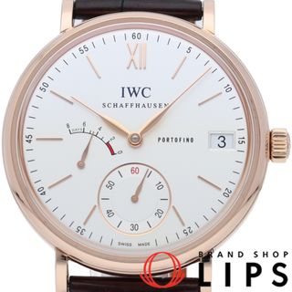 インターナショナルウォッチカンパニー(IWC)のインターナショナルウォッチカンパニー IWC ポートフィノ ハンドワインド 8デイズ Portofino Hand Wind 8Days IW510107 箱 保証書 K18PG/革 メンズ時計 ホワイト 仕上げ済 美品 【中古】(その他)