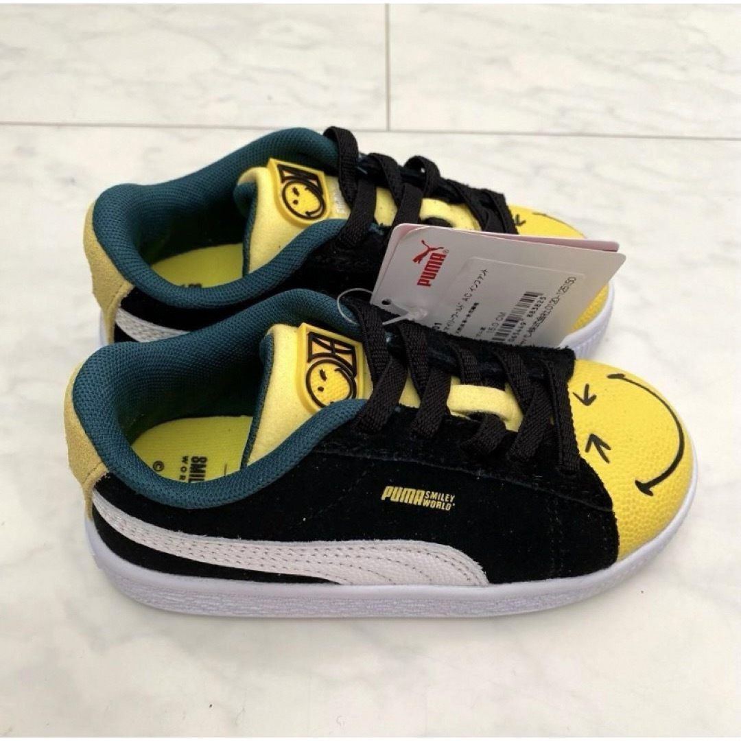 PUMA(プーマ)の【PUMA x SMILEYWORLD】スニーカー ブラック 15.0cm キッズ/ベビー/マタニティのキッズ靴/シューズ(15cm~)(スニーカー)の商品写真