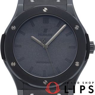 ウブロ(HUBLOT)のウブロ クラシック フュージョン ベルルッティ オールブラック 45mm 世界限定500本 Classic Fusion Berluti All Black Limited Edition 511.CM.0500.VR.BER16 箱 保証書 チタン/ラバー メンズ時計 ブラック 美品 【中古】(その他)