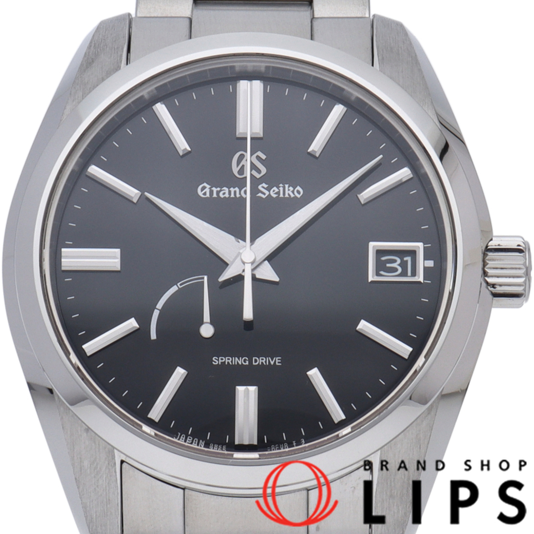 時計セイコー グランドセイコー スプリングドライブ 40mm ヘリテージ コレクション Grand Seiko Spring Drive Heritage Collection SBGA467(9R65-0DY0)
 箱 保証書 SS メンズ時計 ブラック 仕上げ済 美品