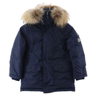 モンクレール(MONCLER)のMONCLER モンクレール YANN C29544232225 ファーフードダウンジャケット コート ネイビー キッズ(ダウンジャケット)