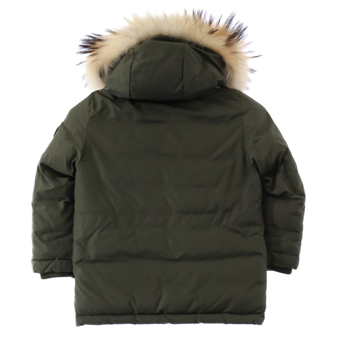 MONCLER(モンクレール)のMONCLER モンクレール YANN C29544232225 ファーフードダウンジャケット コート カーキ キッズ メンズのジャケット/アウター(ダウンジャケット)の商品写真