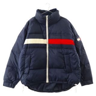 トミーヒルフィガー(TOMMY HILFIGER)のTOMMY HILFIGER トミーヒルフィガー トリコカラーダウンジャケット ネイビー 0500730-5026(ダウンジャケット)