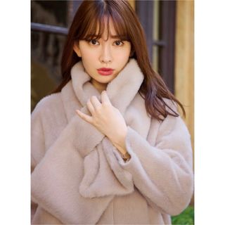 ハーリップトゥ(Her lip to)の新品・未使用品　HLT♡ faux fur reversible coat(毛皮/ファーコート)