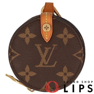 ルイヴィトン(LOUIS VUITTON)のルイ・ヴィトン ラウンドケース  M68524 モノグラム レディース ブラウン【中古】(コインケース/小銭入れ)