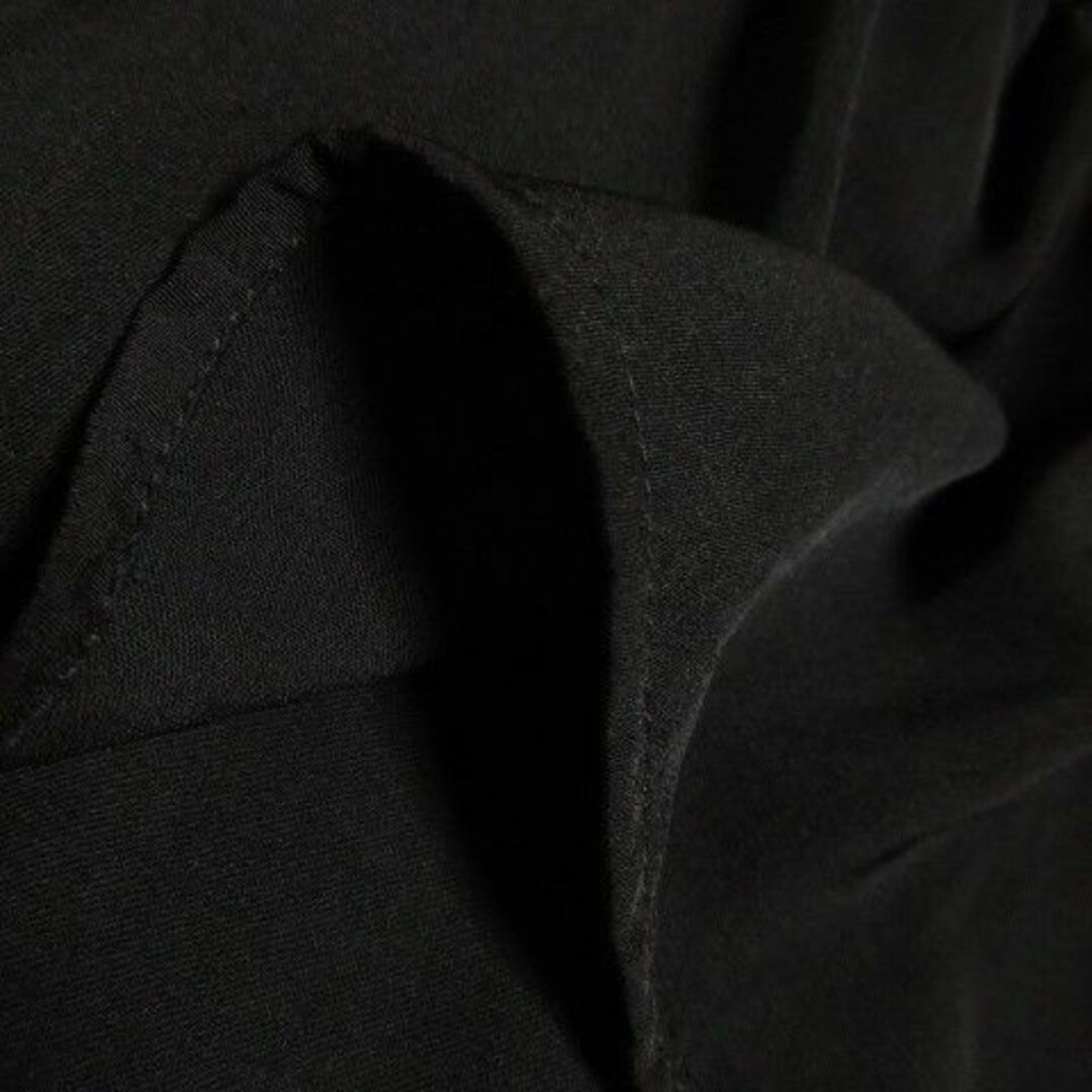 ENVYM(アンビー)のアンビー 襟付きブラウス 長袖 オフショルダー  F 黒 220427AO9A レディースのトップス(シャツ/ブラウス(長袖/七分))の商品写真