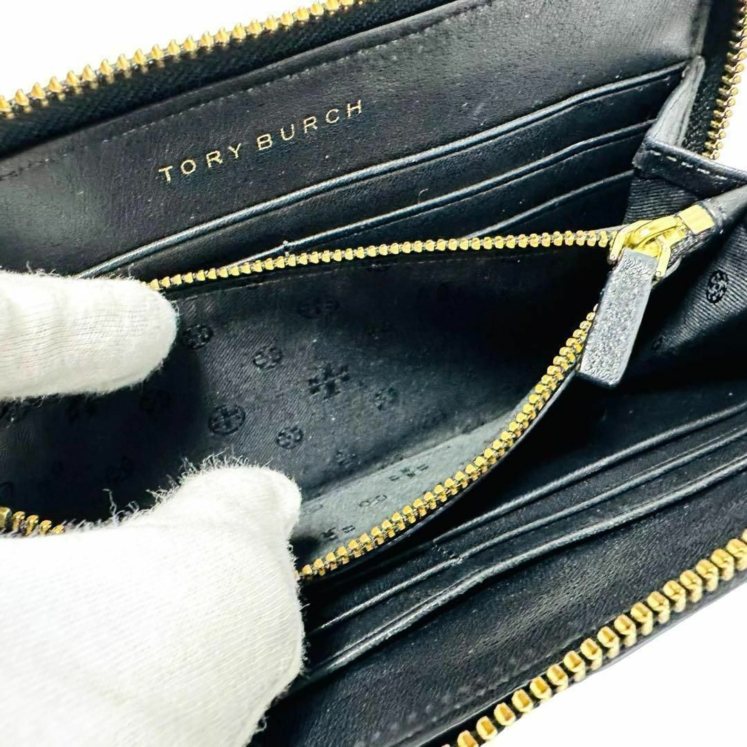 Tory Burch - 美品✨トリーバーチ ラウンドファスナー 長財布 ゴールド