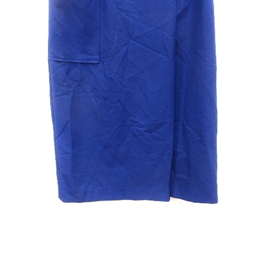 ViS(ヴィス)のビス ViS タイトスカート プリーツ ミモレ ロング S 青 ブルー /AU レディースのスカート(ロングスカート)の商品写真