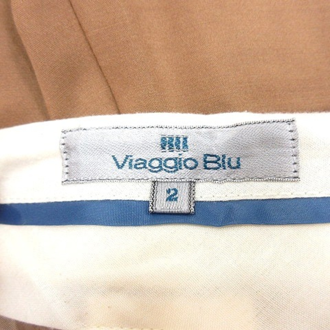 VIAGGIO BLU(ビアッジョブルー)のビアッジョブルー ガウチョパンツ 2 茶 ブラウン /AU ■MO レディースのパンツ(その他)の商品写真