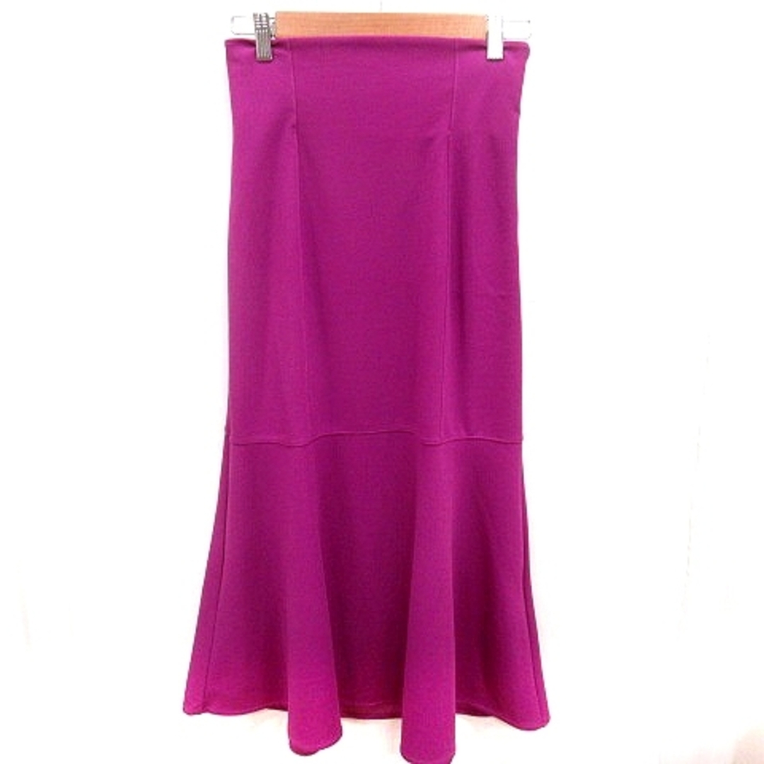 NICE CLAUP(ナイスクラップ)のナイスクラップ continuer スカート フレア マキシ 紫 ■MO レディースのスカート(ロングスカート)の商品写真