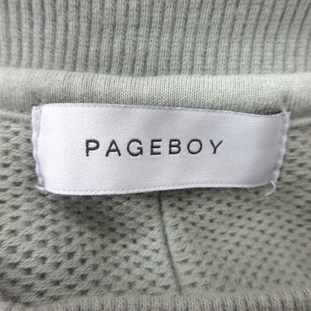 PAGEBOY(ページボーイ)のページボーイ トレーナー スウェット オーバーサイズ 長袖 F 緑 グリーン レディースのトップス(トレーナー/スウェット)の商品写真