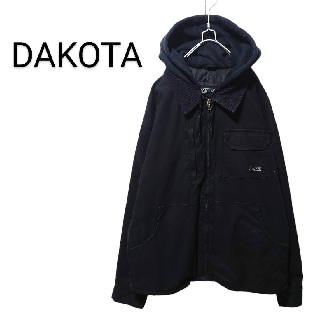 Dakota(ダコタ)の【DAKOTA】 中綿入り ダック レイヤードジャケット フーディ A-1641 メンズのジャケット/アウター(ブルゾン)の商品写真