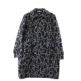 sacai luck - sacai luck サカイ ラック レオパード ロングコート グレー 15AWLU1019