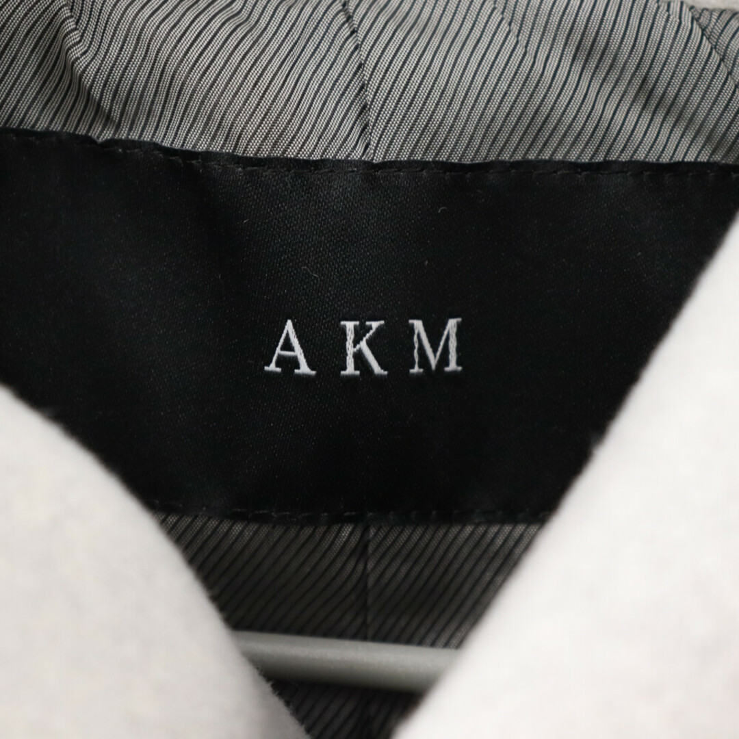 AKM(エイケイエム)のAKM エーケーエム 19AW HOODED ROPE COAT フーデッド ロープ コート グレー C060 メンズのジャケット/アウター(フライトジャケット)の商品写真