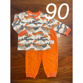 ユニクロ(UNIQLO)のUNIQLO baby フリースパジャマ　90cm(パジャマ)