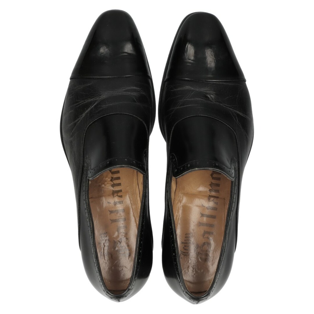 John Galliano(ジョンガリアーノ)のJohn Galliano ジョン ガリアーノ ローファー レザー ブラック 1293 メンズの靴/シューズ(ドレス/ビジネス)の商品写真