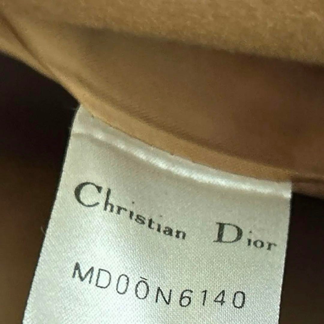 Christian Dior(クリスチャンディオール)のChristian Dior カシミヤ100% ダブルフェイス ロングコート レディースのジャケット/アウター(ロングコート)の商品写真