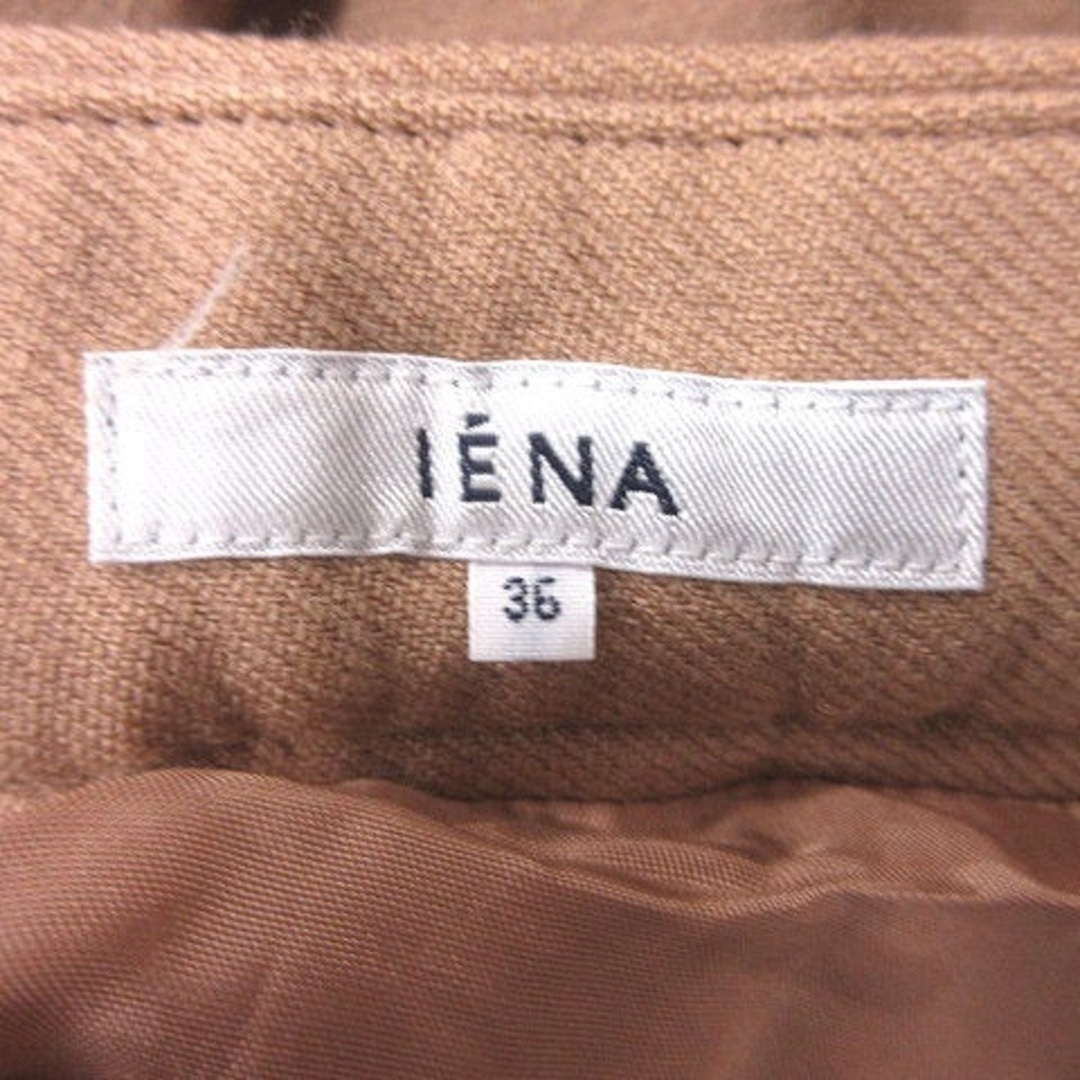 IENA(イエナ)のイエナ IENA フレアスカート ひざ丈 36 ベージュ レディースのスカート(ひざ丈スカート)の商品写真