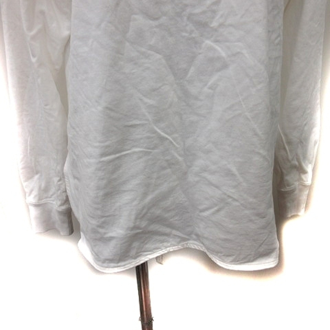SENSE OF PLACE by URBAN RESEARCH(センスオブプレイスバイアーバンリサーチ)のセンスオブプレイス バイ Tシャツ カットソー 長袖 ONE 白 ホワイト レディースのトップス(Tシャツ(長袖/七分))の商品写真