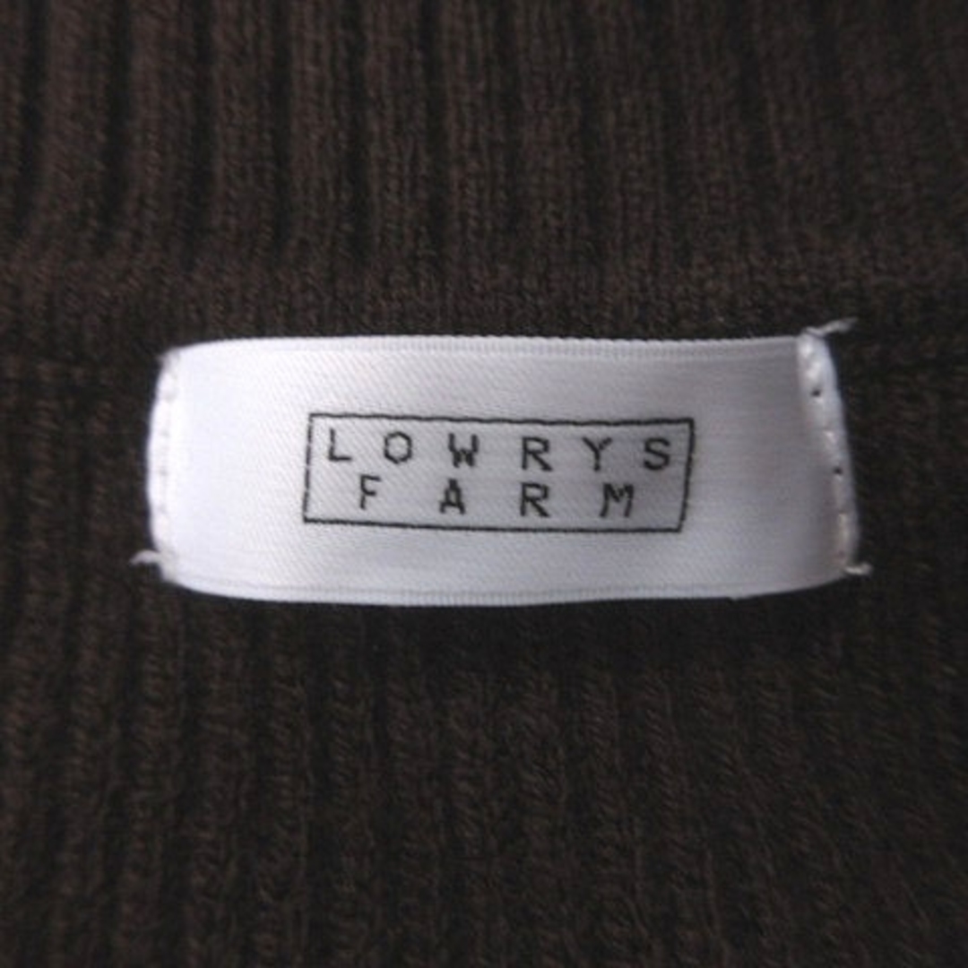 LOWRYS FARM(ローリーズファーム)のローリーズファーム カーディガン ニット オーバーサイズ 長袖 F 茶 ブラウン レディースのトップス(カーディガン)の商品写真